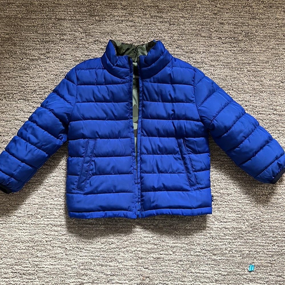 GAP Kids Camouflage Puffer Jacket